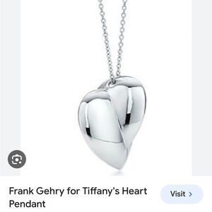 Frank Gehry for Tiffany & Co. heart pendant